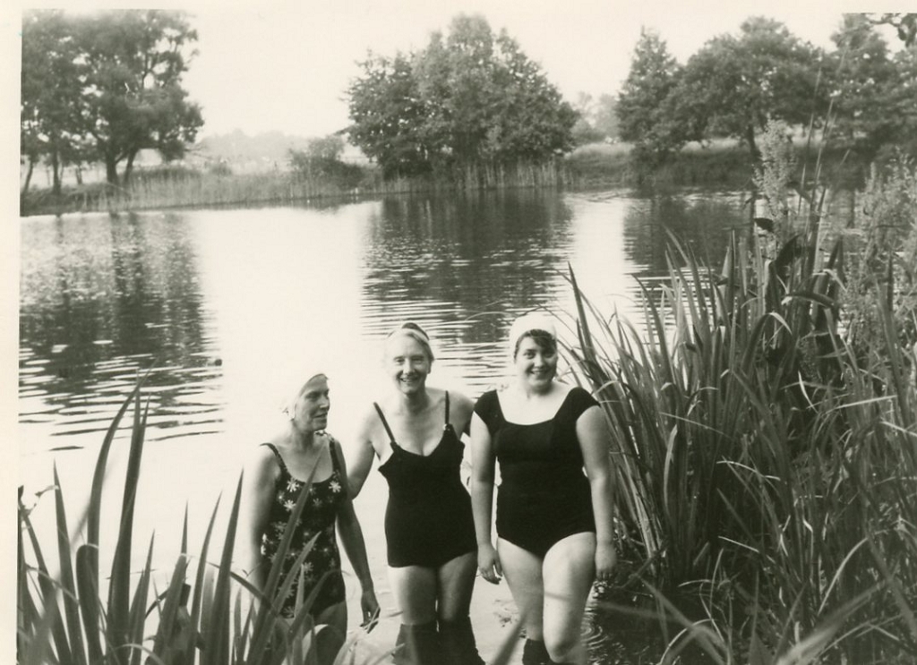 Baden in der Mergelkule 1964